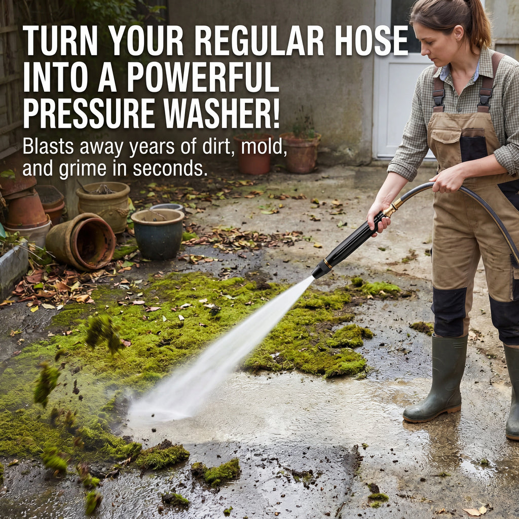 The Viral Pocket Pressure Washer - Instant Cleaning Power