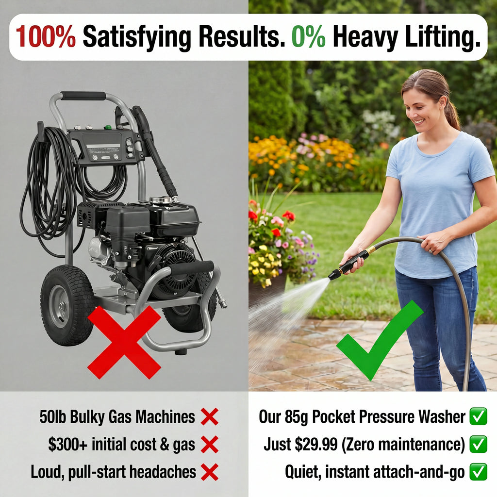The Viral Pocket Pressure Washer - Instant Cleaning Power