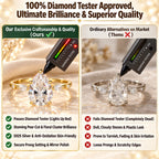 🔥 LAST DAY 90% OFF : Dazzling Pear-Cut Moissanite Ring | 18K Gold Plated S925 Teardrop Solitaire Ring with Marquise Accents