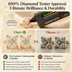 🔥 LAST DAY 90% OFF : Elegant Four-Leaf Clover Moissanite Diamond Stud Earrings – Timeless Luxury & 100% Diamond Tester Approved
