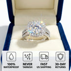 🚨 Only Today: 90% OFF |The Flawless $10k Illusion Ring | VVS1 Lab-Grown Diamond (Tarnish-Free)
