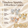 🚨 FLASH SALE: LAST DAY 90% OFF -The "Sleep-Safe" Moissanite Bubble Studs – Passes Diamond Tester