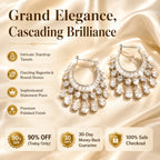 🔥 LAST DAY 90% OFF : The Viral Cascading Moissanite Teardrop Hoops