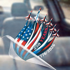 🔥 LIMITED TIME OFFER – America 250th Anniversary Patriotic UV DTF 3D Car Decal (1776–2026)