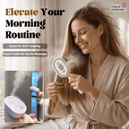 Electric Spray Air Cushion Massage Comb – Self-Cleaning, Anti-Tangle, Anti-Static, Volumizing Hair Brush with Essential Oil Mist Aromatherapy for Hair Care