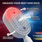 Electric Spray Air Cushion Massage Comb – Self-Cleaning, Anti-Tangle, Anti-Static, Volumizing Hair Brush with Essential Oil Mist Aromatherapy for Hair Care