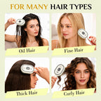 Electric Spray Air Cushion Massage Comb – Self-Cleaning, Anti-Tangle, Anti-Static, Volumizing Hair Brush with Essential Oil Mist Aromatherapy for Hair Care