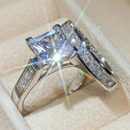 The Viral 2-in-1 "Worry-Free" Travel Ring Set (3-Carat Lab Diamond)