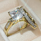 The Viral 2-in-1 "Worry-Free" Travel Ring Set (3-Carat Lab Diamond)