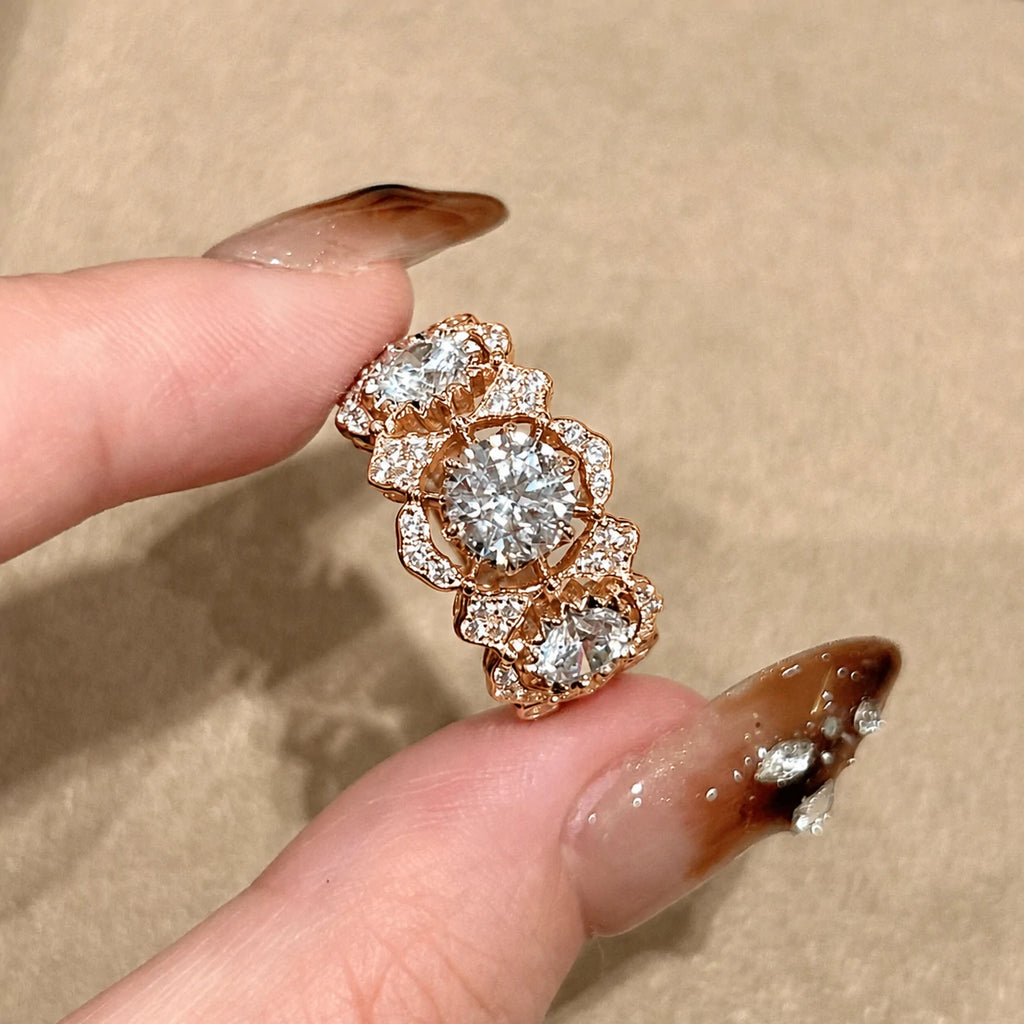 🔥LAST DAY 90% OFF: The "Timeless Floral Grace" Handcrafted Ring