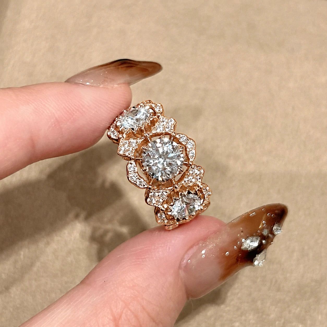 🔥LAST DAY 90% OFF: The "Timeless Floral Grace" Handcrafted Ring