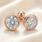 🚨 FLASH SALE: LAST DAY 90% OFF -The "Sleep-Safe" Moissanite Bubble Studs – Passes Diamond Tester