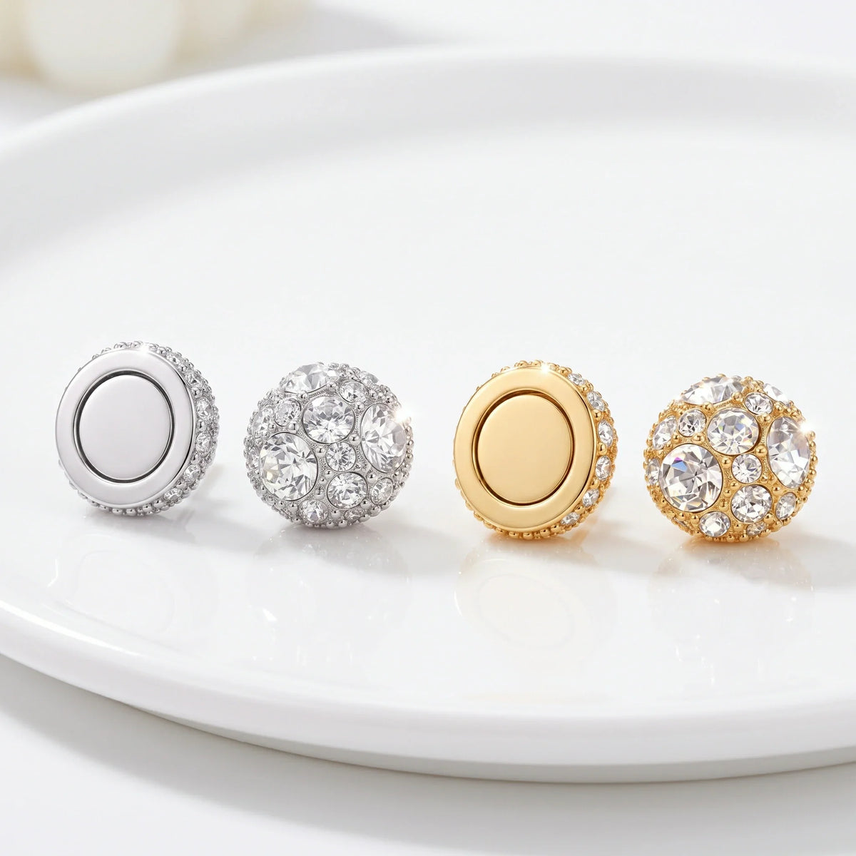 🔥 LAST DAY 90% OFF : Painless Non-Pierced Magnetic Diamond Stud Earrings – Piercing-Free Elegance & All-Day Comfort