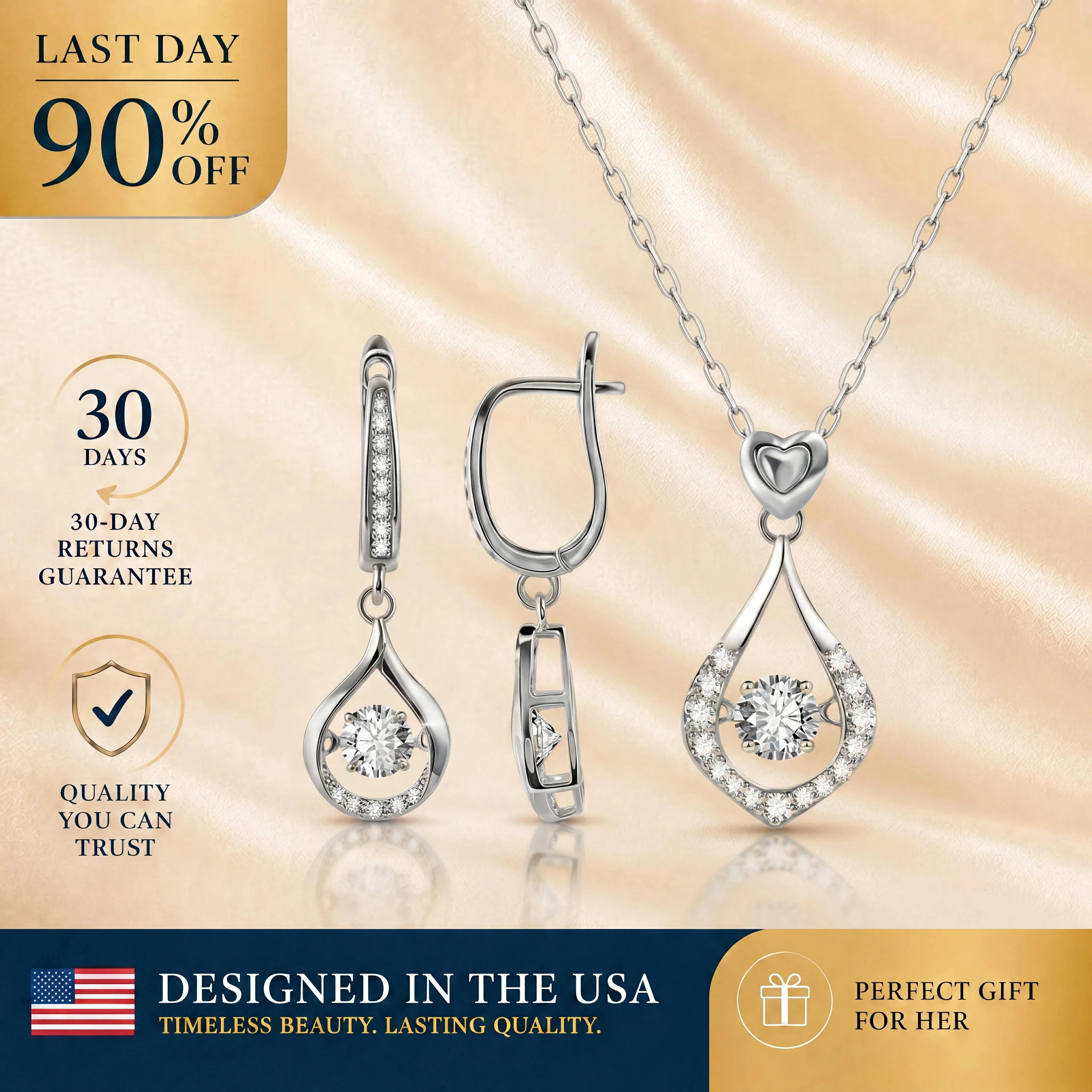 🔥🔥 90% OFF TODAY: 1-Carat "Dancing" Moissanite Earrings – The Pure S925 Comfort & Sparkle You Deserve 💖