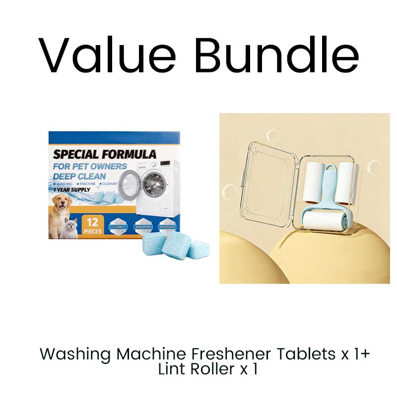 ⏳LAST DAY SPECIAL PRICE!! 🏆  Eco-Friendly Washing Machine Cleaner 12 Tablets - Deep Cleans Inner Drum & Eliminates Odors for a Fresh Washer 🌸
